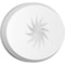 Ekena Millwork Standard Dalton Spiral Rosette With Beveled Edge, 8"W x 5 1/4"H x 1/2"P ROSP080X053X050DAL13 - alternate 1